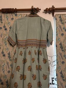 Sea Green Ethnic Dress