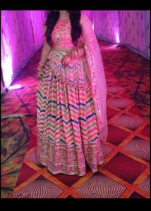 Lehnga Dupatta And 2 Blouse