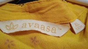 Yellow Cotton Ethnic Skirt