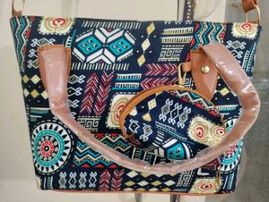 Stylish Handbag &amp; Pouch Set