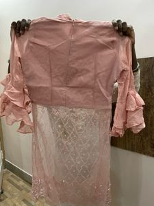 Elegant Pink Sharara Suit
