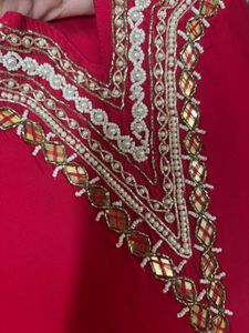 Rani Pink party wear Kurta Set