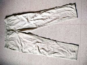 Formal Cotton Beige Pant