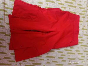 (Donation)1-3 Age Girl Red Casual Pants