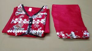 Girls Dress With Plazzo