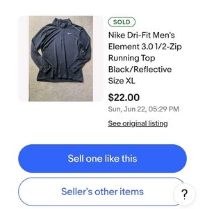 Nike Dri-Fit 1/2 Zip Top