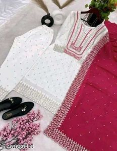 Elegant Embroidered Kurta Set