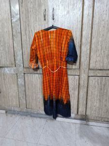 New Kurti With Thread Belt
