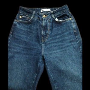 Zara Dark Wash Denim Jeans