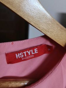Women Pink Layered Half Sleeve