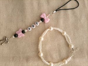 Phone Charm + Bracelet 💗✨