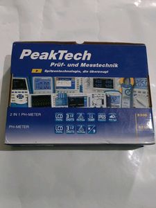 PeakTech 5305 PH-Meter 2 in 1 LCD Display IP65