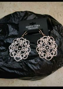Simply Vera Wang Crystal Earrings