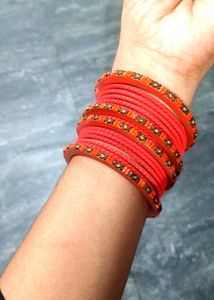Orange Bangle Set😍🧡