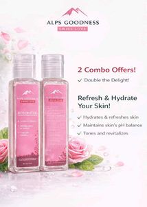 Alps Goodness Rosewater - 2 Pack