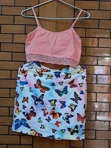 Combo Of  Topn Skirt  Shein Branded