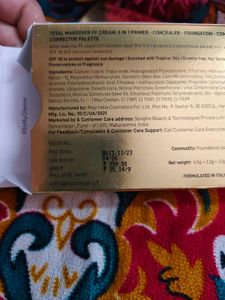 MyGlamm Total Makeover Ff Matte Cream Medium Cover