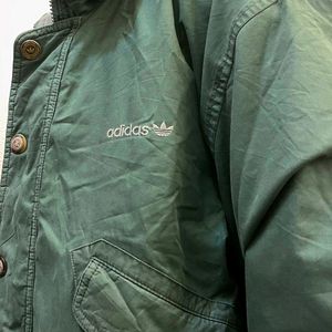 Adidas Originals Green Puffer Jacket