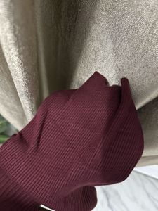 Burgundy Turtleneck Bodycon Dress ❤️