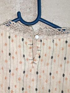 Ladies Lace Top Layered Multicolour