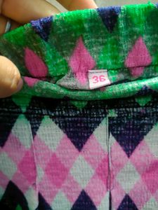 Multicolored Short Skirt