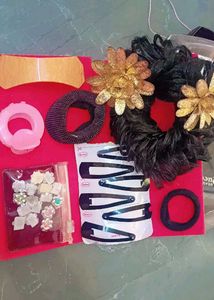 Hair Pin &amp; Floral Clips