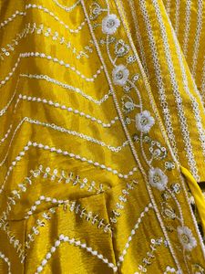 Mustard Yellow Embellished Lehenga Set
