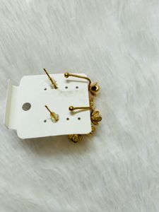 Pinteresty golden Aesthetic Light  Heart Earing