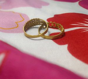 Vintage Gold Tone Rings - Set of 2