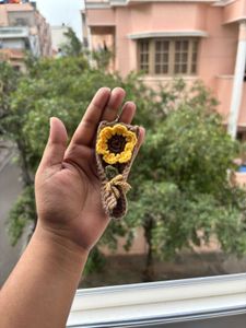 Sunflower Bouquet Keychain