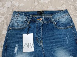Distressed Flare Jeans