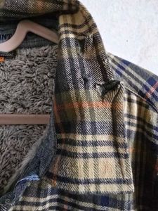 Tailor Vintage Sherpa-Lined Flannel Shaket