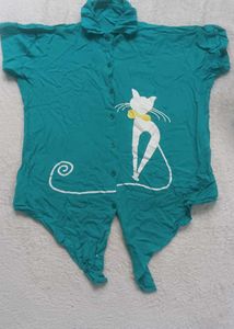 Cat Print Top