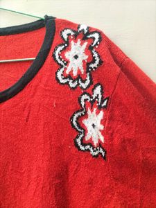 Orange Black Sweater