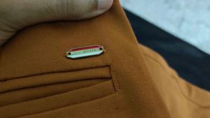Off-White Brown Pants