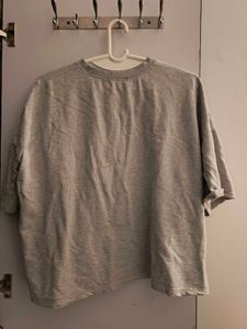 Gray Oversized T-Shirt