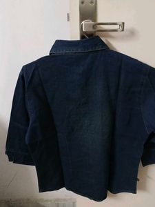 Dark Denim Button-up orDown Shirt