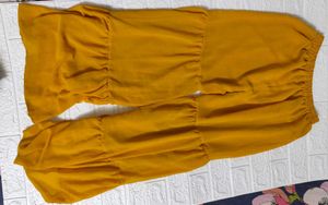 Mirror Work Short Kurta With Gharara