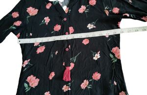 Straight Fit  Floral Kurta