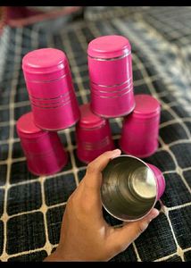 Pink Steel Glasses