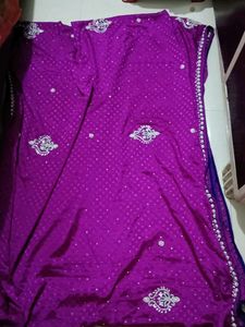 Elegant Purple Saree
