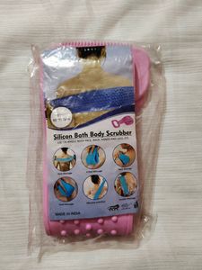 Silicon Bath Body Scrubber (Seal Packed)