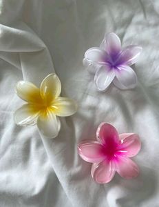 Flower Hair Clips (Set of 3)