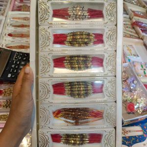 🌸3 Pcs Rudraksha Rakhi🌸
