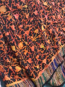 Vintage Batik Print Saree