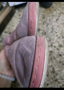 Warm Pink Slippers In 6 Size For Women