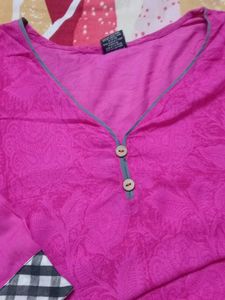 rayon fabric long kurti