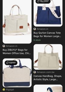 Korean Cotton Canvas Bag
