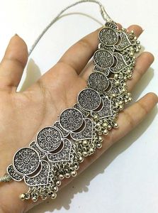 Silver Tone Tribal Choker
