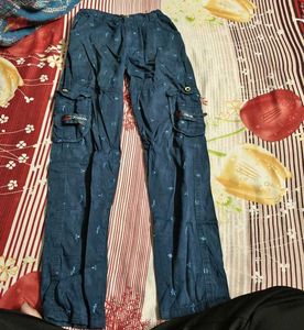 Cool Blue Cargo Pants